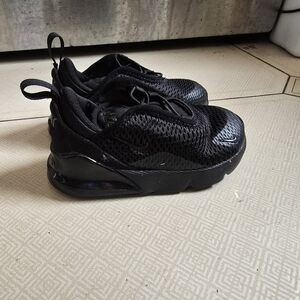 Kids Nike Air Max Black Sneakers Size 8